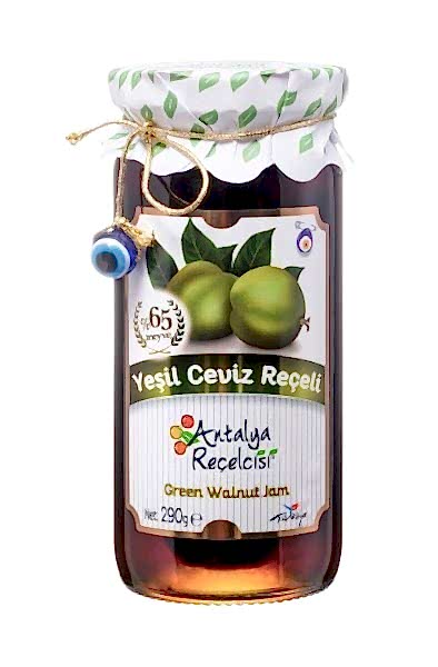Antalya Reçelcisi Yeşil Ceviz Reçeli 290g Gurme Serisi