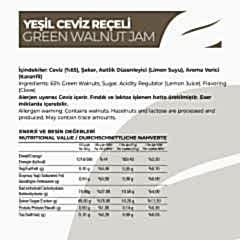 Antalya Reçelcisi Yeşil Ceviz Reçeli 290g Gurme Serisi