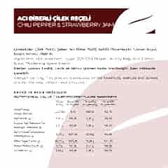 Antalya Reçelcisi Acı Biberli Çilek Reçeli 290g Gurme Serisi