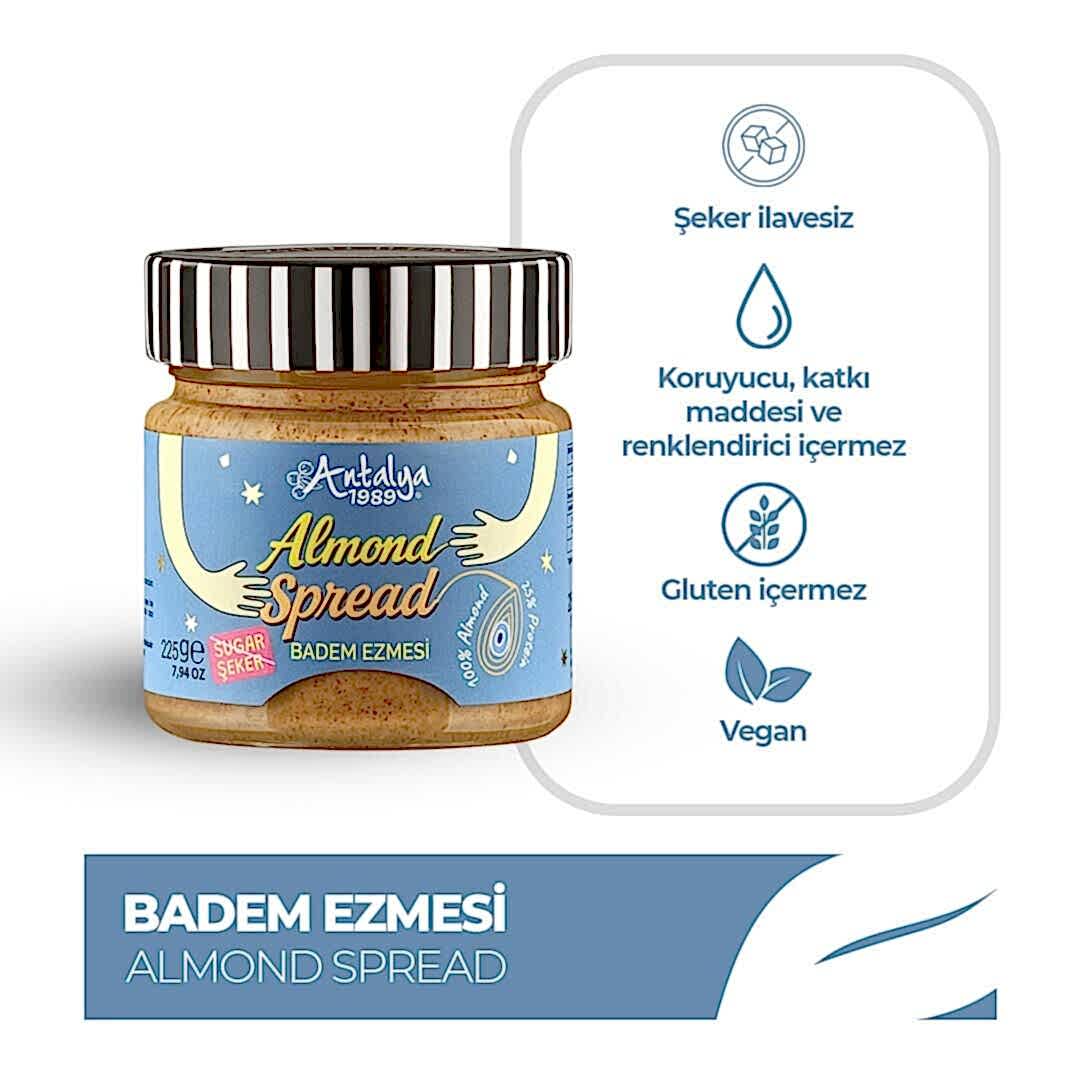 Antalya Reçelcisi 225g Badem Ezmesi | Katkısız Lezzet