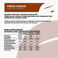 Antalya Reçelcisi 225g Fındık Ezmesi | Gerçek ve Yoğun Tat