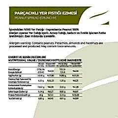 Antalya Reçelcisi 225g Sürülebilir Parçacıklı Yer Fıstığı Ezmesi